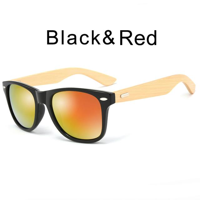 bamboo sunglasses men fashion square sunglasses