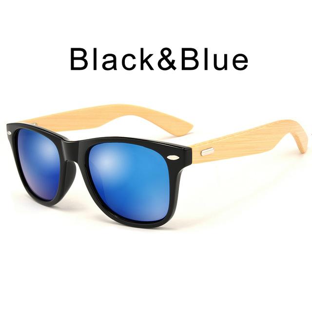 bamboo sunglasses men fashion square sunglasses