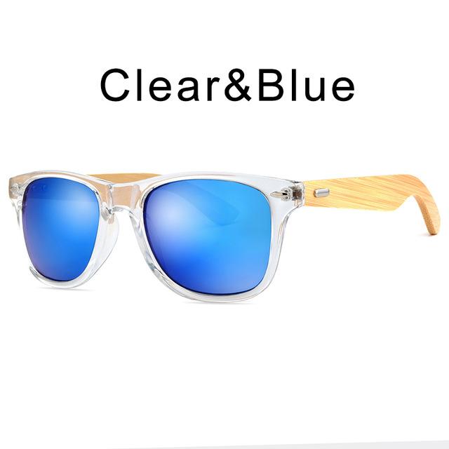 bamboo sunglasses men fashion square sunglasses