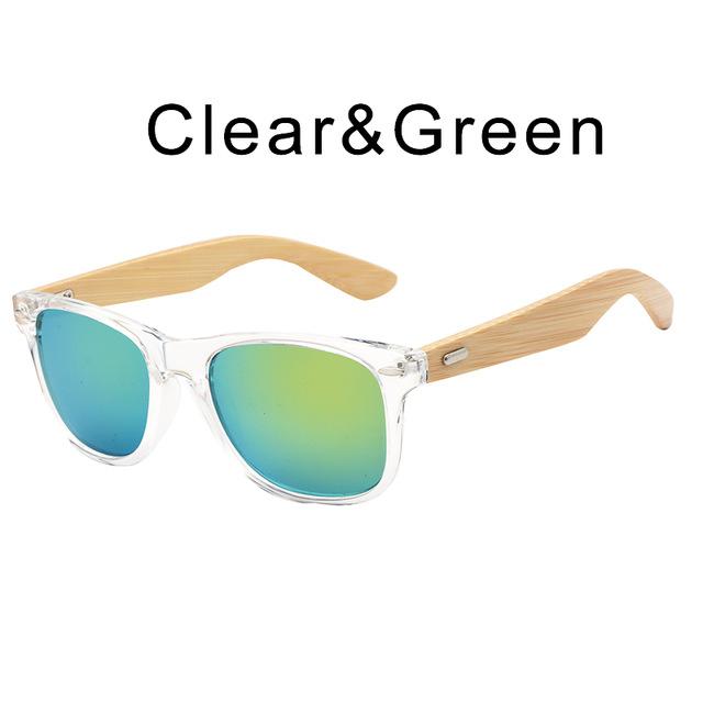 bamboo sunglasses men fashion square sunglasses