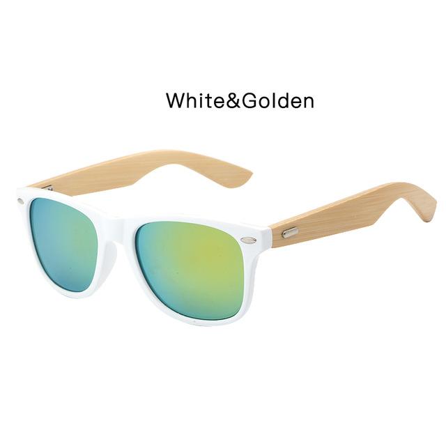 bamboo sunglasses men fashion square sunglasses