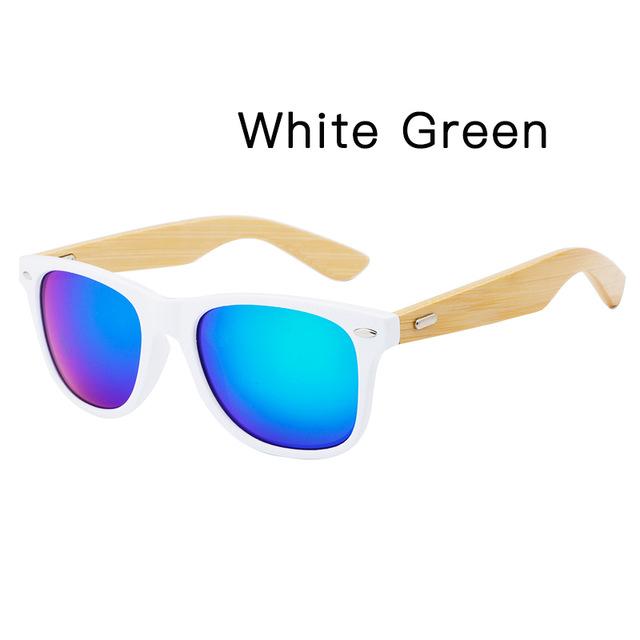 bamboo sunglasses men fashion square sunglasses