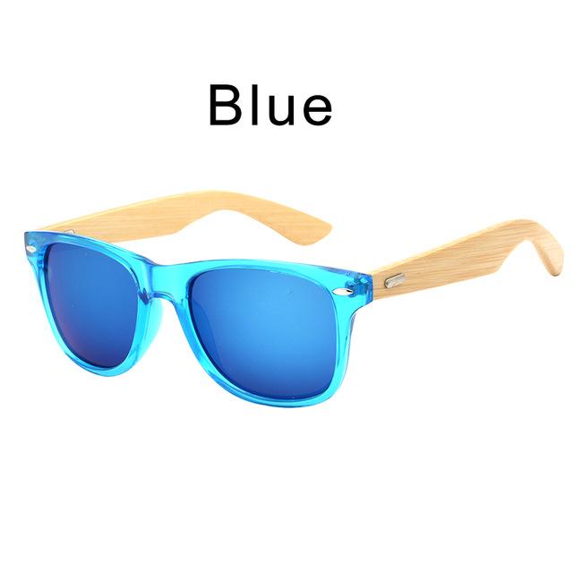 bamboo sunglasses men fashion square sunglasses