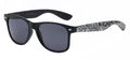 RETRO REWIND WF01-BDNA ICONIC DESIGN BANDANA PRINT TEMPLE UNISEX SUNGLASSES